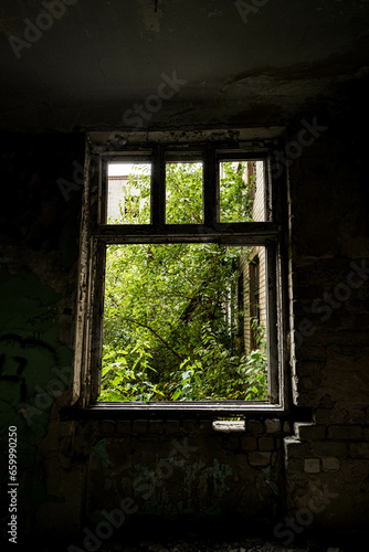 window in the old house