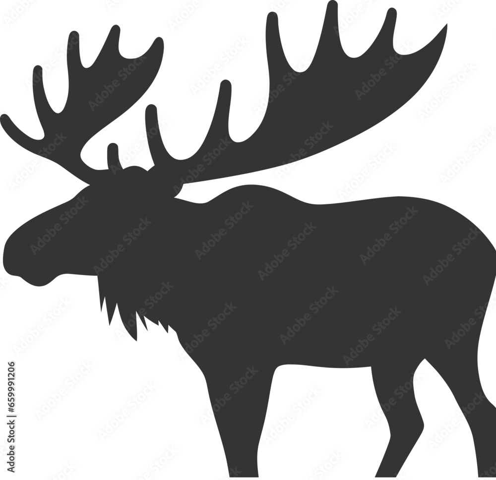 Fototapeta premium Moose icon