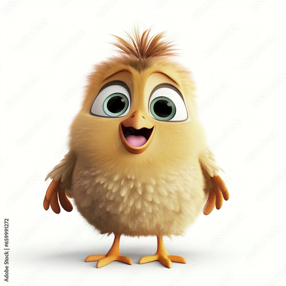 Friendly Chick Illustration Friendly Chick Illustration