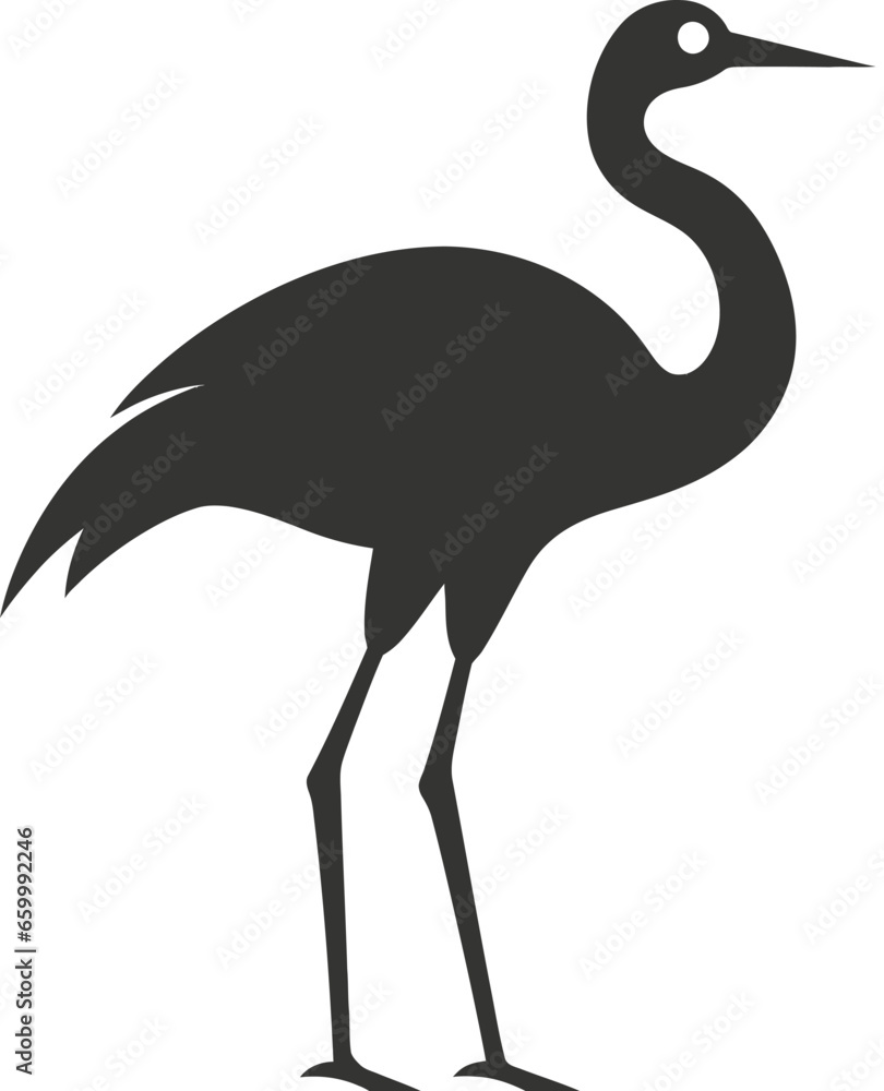 Rhea bird icon
