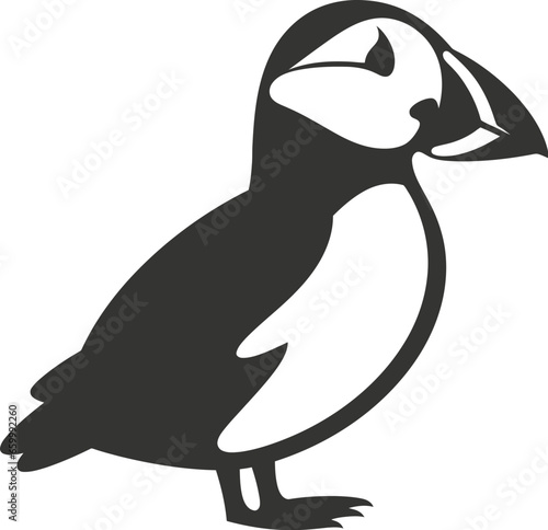 Puffin bird icon