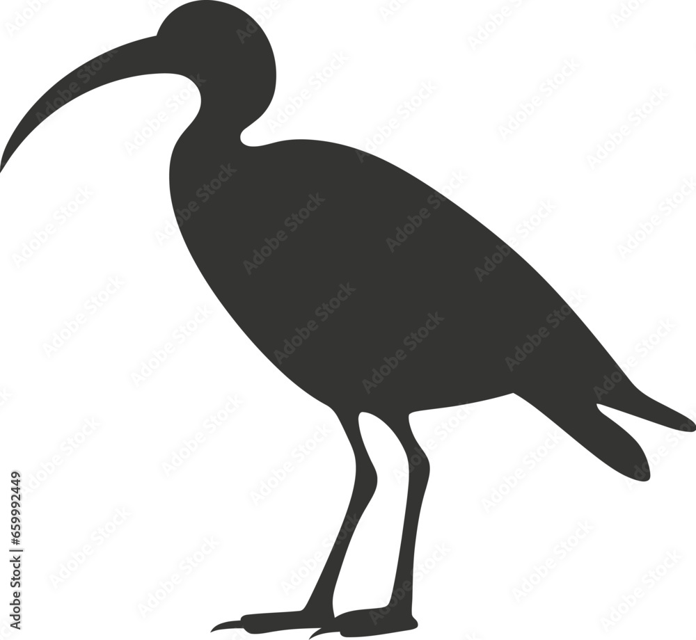 Obraz premium Ibis bird icon