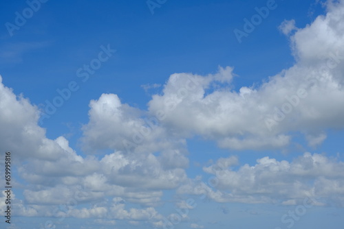 blue sky with clouds
