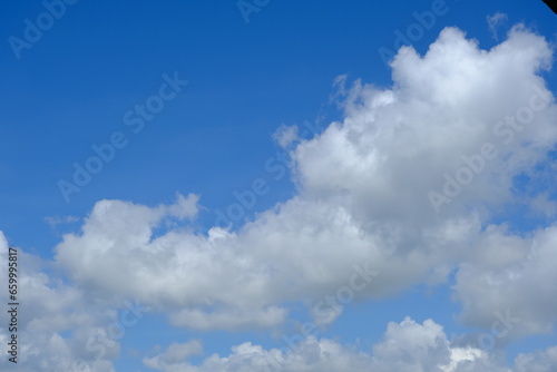 blue sky with clouds