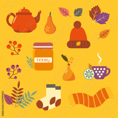 Set_autumn_bright_warm palette