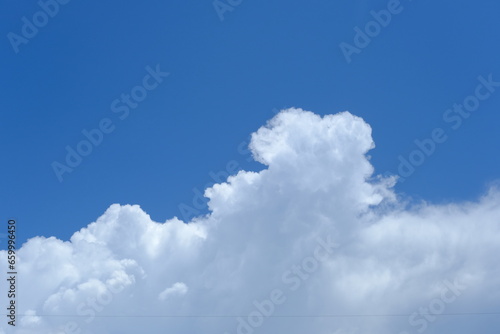 blue sky with clouds