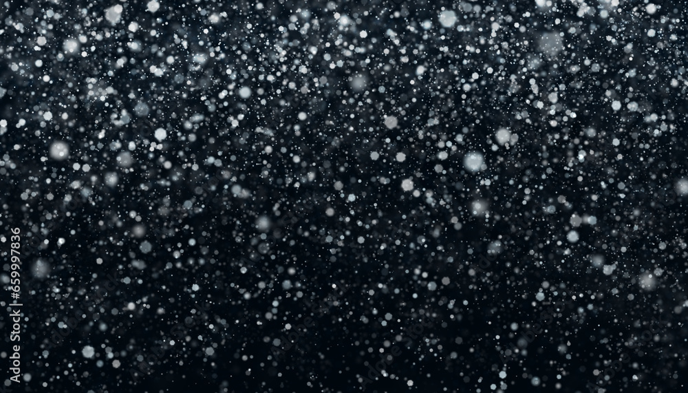 Obraz premium Winter, Snow Falling