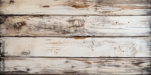 Old white painted exfoliate rustic bright light wooden wall texture - wood background shabby