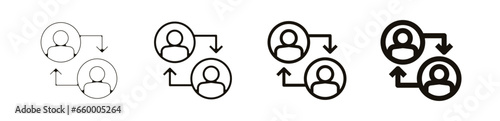 Lien Teambuilding entreprise travail pictogramme icône et symbole logo photo