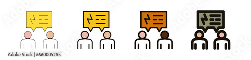 Teambuilding entreprise travail pictogramme icône et symbole logo