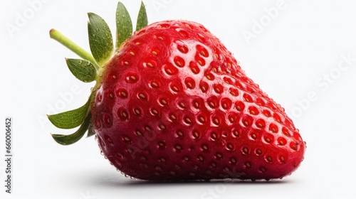 strawberry on white background