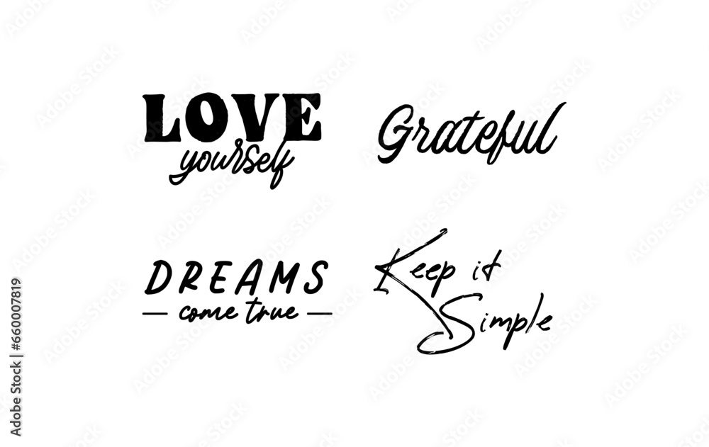 Motivational quotes collection. Set of inspiring and positive phrases. Lettering hand drawn design. Inspirational messages. Motivational quotes collection. Set of inspiring and positive phrases. Lettering hand drawn design. Inspirational messages.