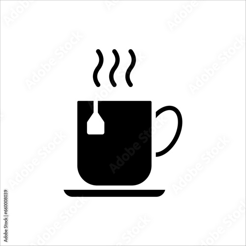 Coffee cup icon. vector illustration on white background