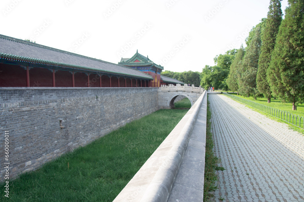 the wall,北京,天壇公園