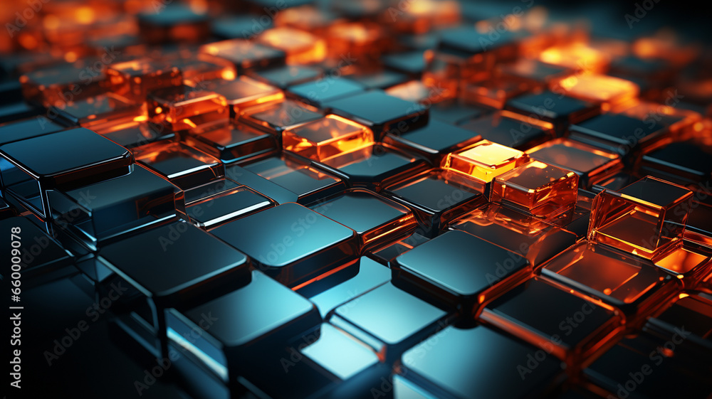 Obraz premium abstract hexagon background,