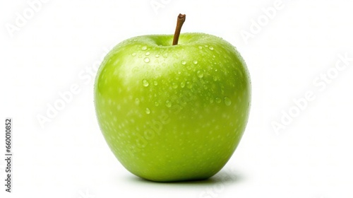 Green apple isolated on white background