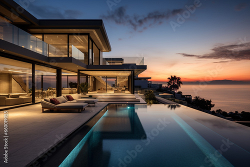 Contemporary Masterpiece: Captivating View of a Modern Villa, Expanding the Boundaries of Luxury Living with its Open-Concept Layouts © Moritz