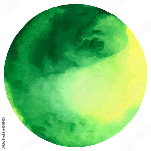 Watercolor shapes dots. Watercolors blobs. Colorful watercolor hand painted circles. Round stains