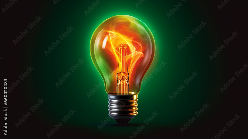 glowing bulb glowing bulb