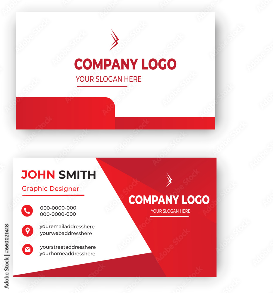 Gradient modern professional business card template design Gradient modern professional business card template design