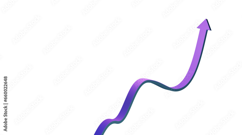 3D realistic arrows up. Blue arrows. 3D realistic arrows up. Blue arrows.