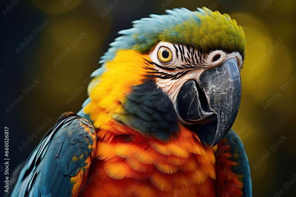 Fototapeta premium close up of parrot