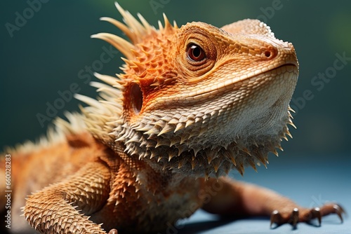 portrait of bearded dragon