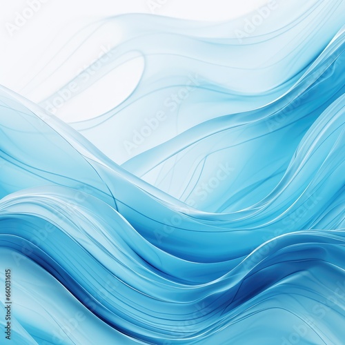 Blue background inspired by ocean waves