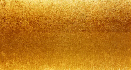 shiny gold fabric wallpaper looks like metal use as background texture for luxury, rich mood and tone. gold glitter texture background sparkling shiny wrapping paper for decoration.
