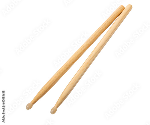 The drumstick is isolated