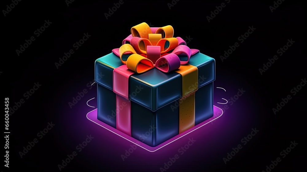 Gift boxes illustration modern holiday surprise box Delight present. Gift boxes illustration modern holiday surprise box Delight present.