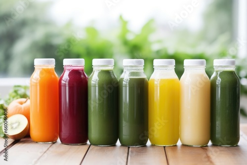 cold pressed juices in eco-friendly, recyclable bottles