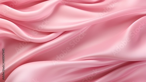 Pink silk background - generative ai
