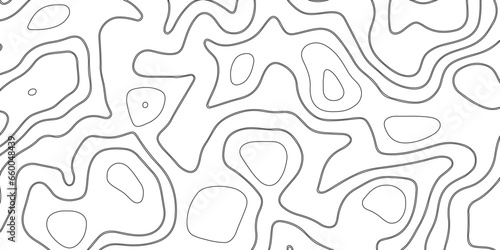 Abstract Topographic Contours Map Background. Background of Topographic Line