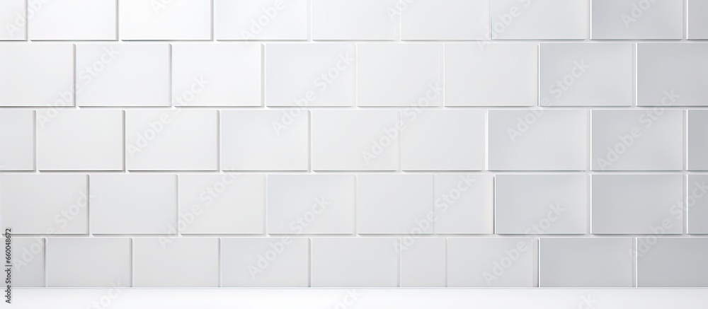 background made of white tiles background made of white tiles