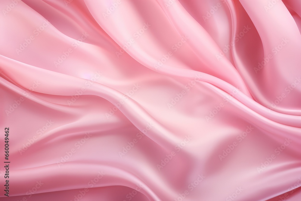 Fototapeta premium pink satin background - generative ai