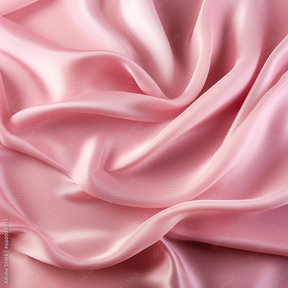 Fototapeta premium pink satin background - generative ai