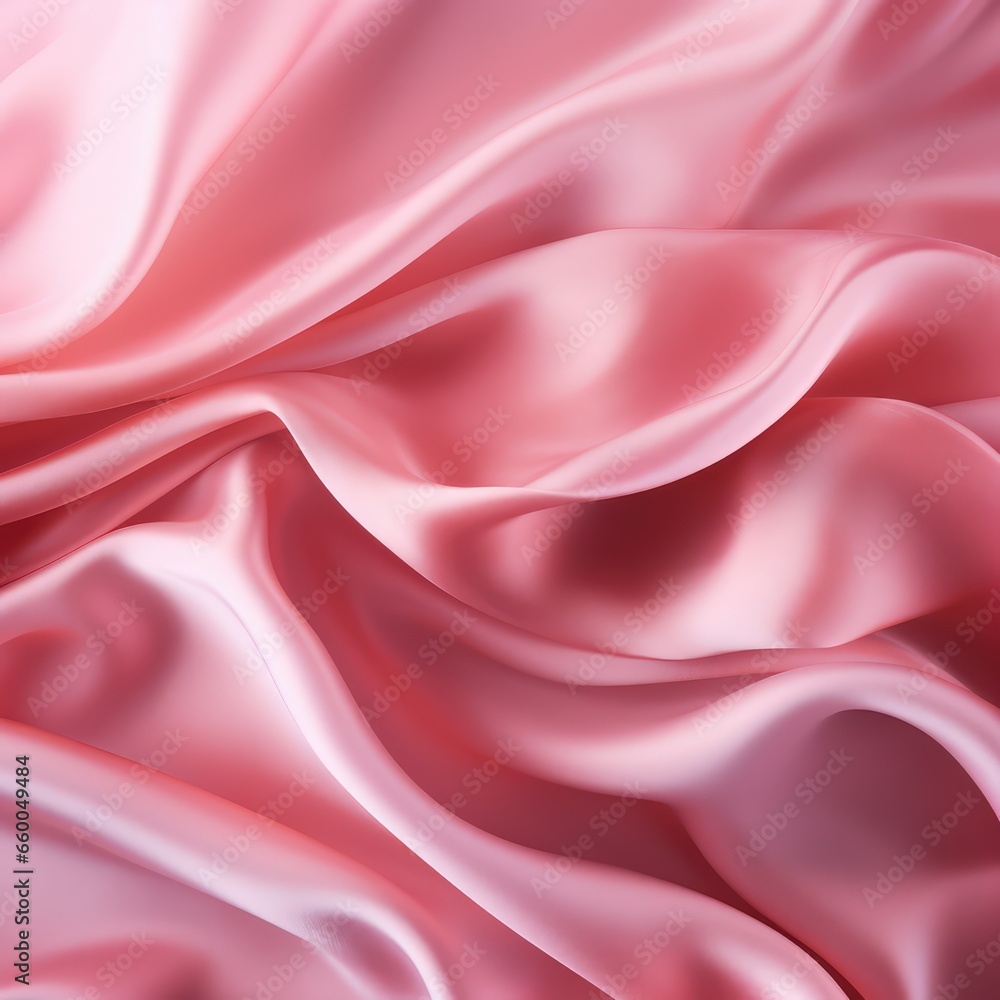 Fototapeta premium pink satin background - generative ai