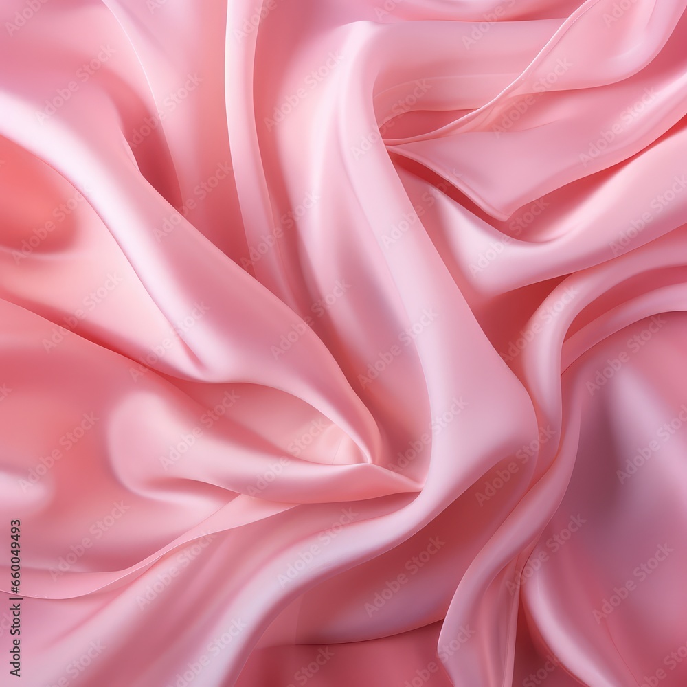Fototapeta premium pink satin background - generative ai