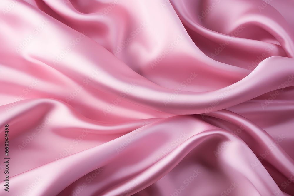 Fototapeta premium pink satin background - generative ai