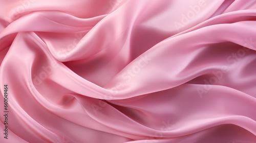 pink satin background - generative ai