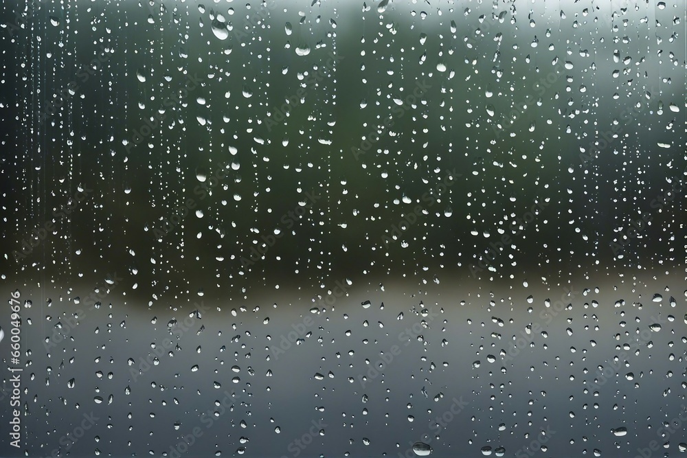 Rain on a windowpane.