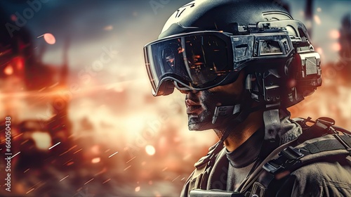Integrating virtual and augmented reality technologies in military through smart VR helmets for soldiers © vxnaghiyev