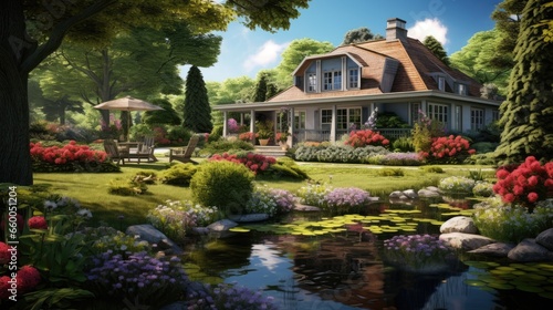 Gorgeous yard house exterior