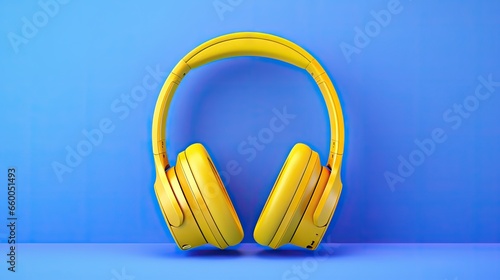 Isolated blue background wi...