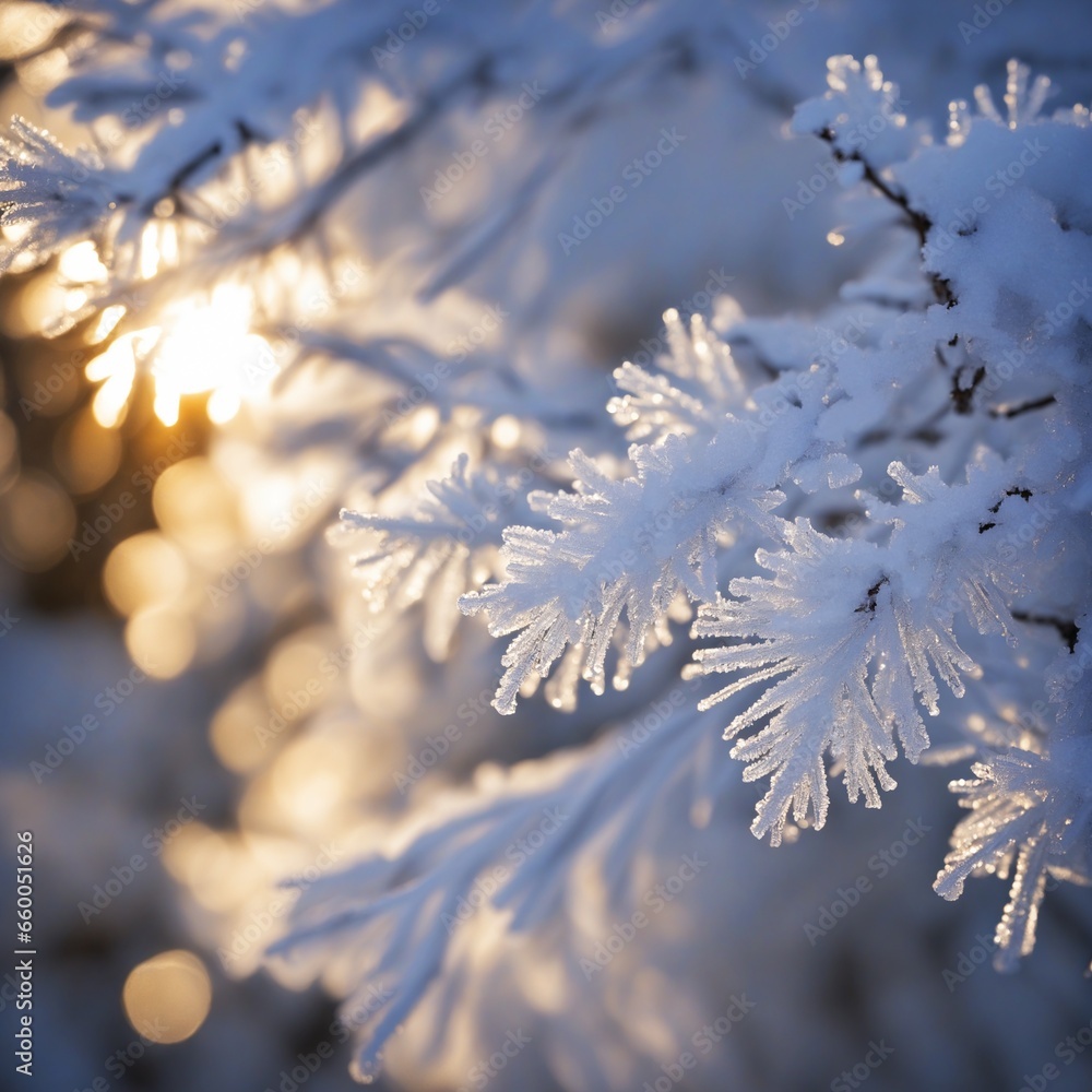 Macro Shot of Frost Patterns Macro Shot of Frost Patterns