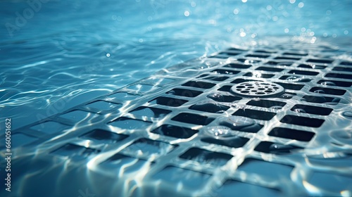 Film close up of water drai...