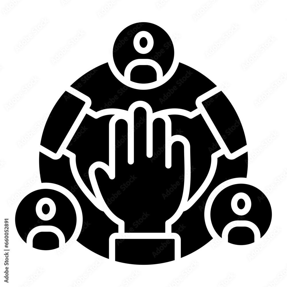 Team Collaboration Icon Team Collaboration Icon