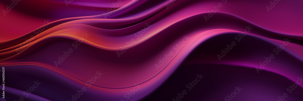 Fototapeta premium PURPLE, VIOLET ABSTRACT BACKGROUND WALLPAPER WITH WAVES AND SWIRLS HORIZONTAL IMAGE. image created by legal AI