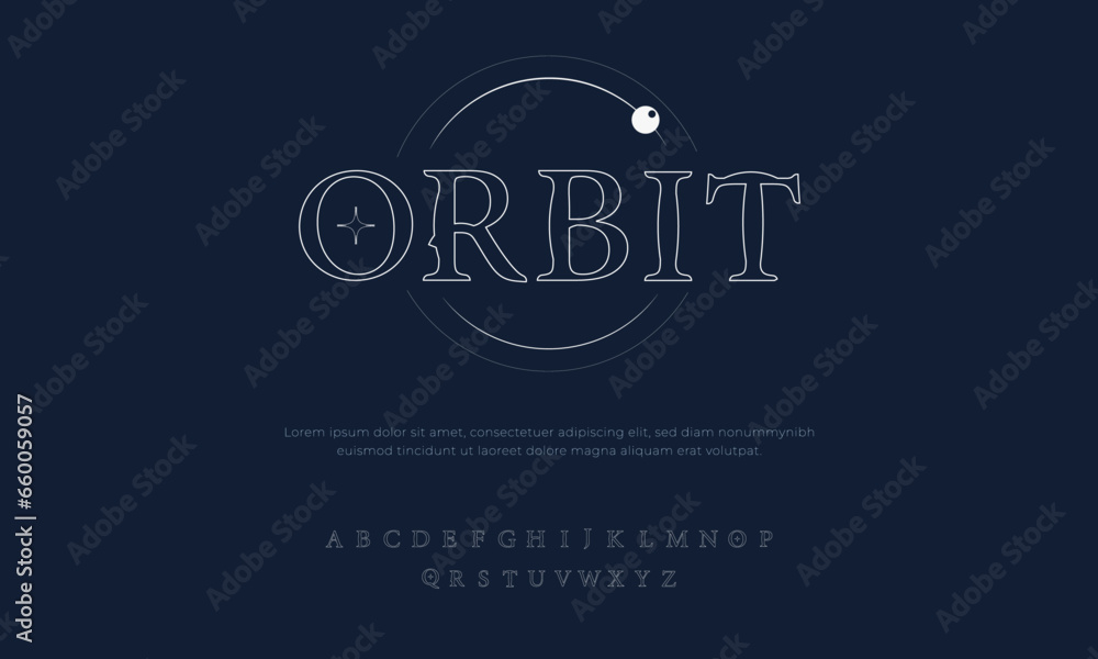 Modern abstract digital alphabet font. Minimal typography, Creative urban sport fashion futuristic font and with numbers. vector illustration